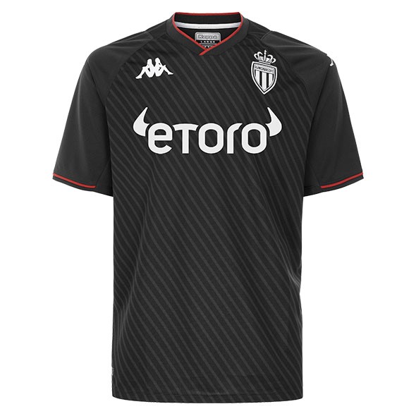 Tailandia Camiseta AS Monaco 2ª 2021-2022 Negro